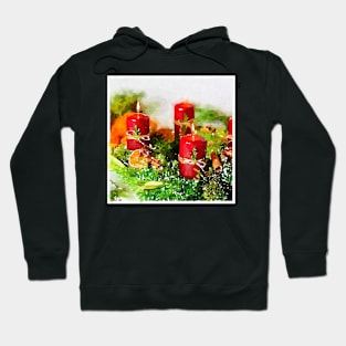 Dinner Watercolor Hoodie